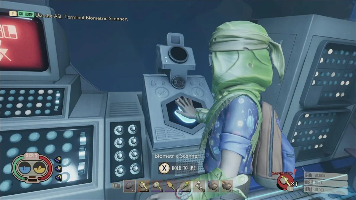 Spawning tier-two gear from a Grounded mod menu